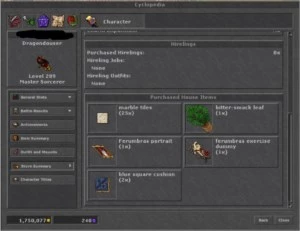 MS lvl 289 SERENEBRA (MUNDO NOVO) - Tibia
