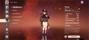 Genshim impact conta Hutao + ayaka + ganyu + kokomi Ar30 - Genshin Impact