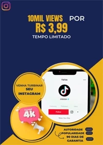 100MIL VISUALIZAÇÕES TIKTOK R$11,99 REAIS | ONLINE 24 HORAS - Redes Sociais