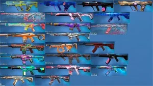 CONTA VALORANT COM KARAMBIT RARA + FACAS E SKINS