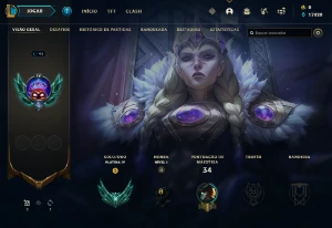Conta PLATINA 4 | 78% Win - Lol (League Of Legends) Elomoon