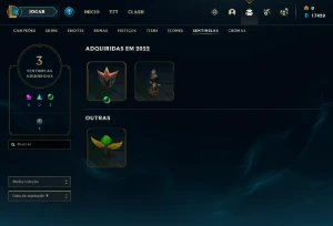 Conta PLATINA 4 | 78% Win - Lol (League Of Legends) Elomoon