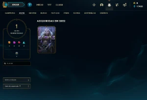 Conta PLATINA 4 | 78% Win - Lol (League Of Legends) Elomoon