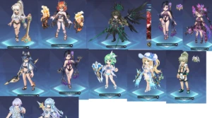 VConta Grand Chase Mobile + Elesis S e Arme S + Trajes
