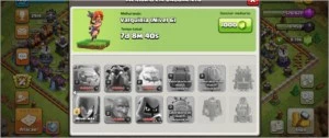 Cv 12 quase full com 8129 gemas - Clash of Clans