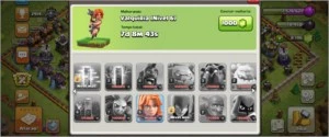 Cv 12 quase full com 8129 gemas - Clash of Clans