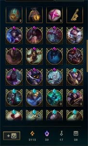 conta lol lvl 398, 215 skins muitas capsulas da tw prime - League of Legends