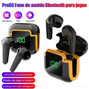 Fones De Ouvido bluetooth Pro90 TWS - Produtos Físicos