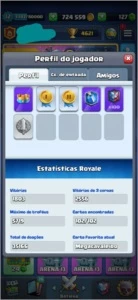 Clash Royale Nivel 12 com quase 800 Mil de Ouro