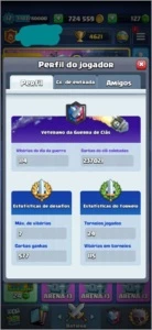 Clash Royale Nivel 12 com quase 800 Mil de Ouro