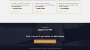 Site Para Advogados | Landing Page - Serviços Digitais