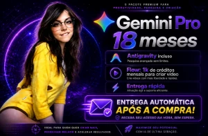 Gemini Pro 18 meses, Flow 1k, 5tb  garantia 30 dias