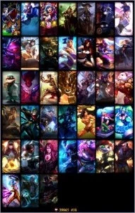 Conta LoL faltando 6 champs com 38 Skins - League of Legends