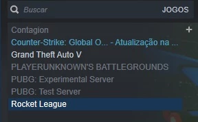 Conta steam tudo completo e barato pubg, rocket league , gta