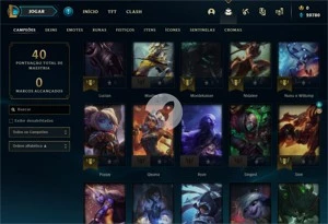 Conta Mestre - Smurf LOL (league of legends) ELOMOON