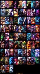 Conta League of legends 114 Campeões 5,9k de IP 75 Skins LOL