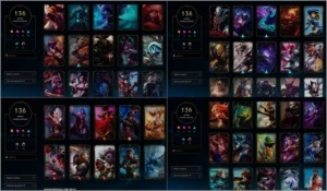 Conta lol diamante 3, 136 skins, todos champs - League of Legends