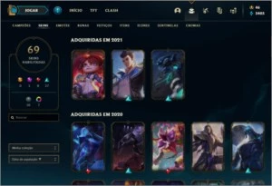 conta de lol e valorant - League of Legends