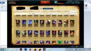 Conta do League of Legends ouro 5 com muitas skins e Champs LOL