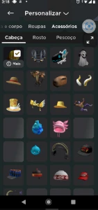 conta roblox focada em skins e blox fruit (max),bloxburg,etc