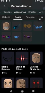 conta roblox focada em skins e blox fruit (max),bloxburg,etc