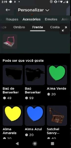 conta roblox focada em skins e blox fruit (max),bloxburg,etc