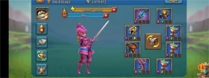 2 conta lords Mobile - t4, com herói pago lendário
