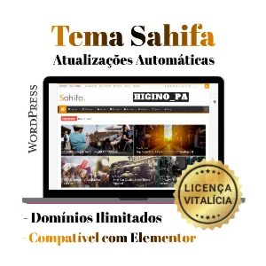 Tema WordPress Sahifa + Atualizações