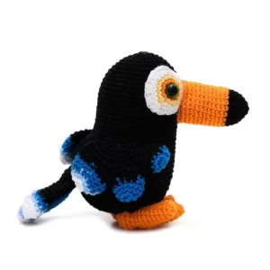 Tucano Médio em Amigurumi - Artesanato e Personalizados