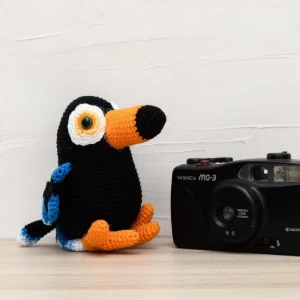 Tucano Médio em Amigurumi - Artesanato e Personalizados