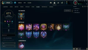 Conta lol 2013 292 skins Plat II - League of Legends