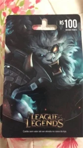 Gift Card League of Legends R$100,00 - Gift Cards