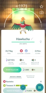 Capture Hawlucha - Pokemon GO