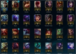 Conta diamante league of legends smurf LOL