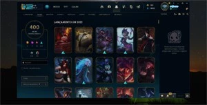 Conta LoL Lv 218 Ex Diamante 400 Skins - League of Legends -