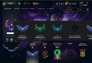 Esmeralda 2 com TODOS os Champs e 274 Skins ( SUP / ADC )