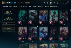 Esmeralda 2 com TODOS os Champs e 274 Skins ( SUP / ADC ) - League of Legends LOL