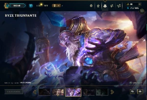 Esmeralda 2 com TODOS os Champs e 274 Skins ( SUP / ADC ) - League of Legends LOL