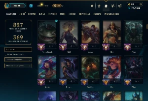 Esmeralda 2 com TODOS os Champs e 274 Skins ( SUP / ADC ) - League of Legends LOL
