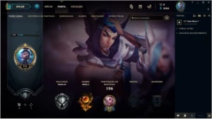 Conta de League of Legends. Prata 3, 56 campeões 20 skins LOL