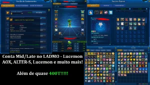 Conta que vende r40 service - Leia a descrição-LADMO-Lucemon - Digimon Masters Online