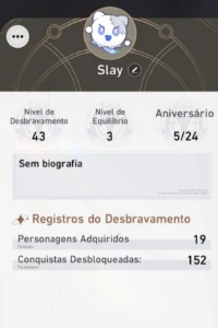 Conta de Honkai: Star Rail | Nv.43 | 4 T5