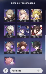 Conta de Honkai: Star Rail | Nv.43 | 4 T5