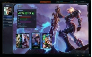 Conta Platina 4, Janna Vitoriosa, Vintage Riven Campeonato + - League of Legends LOL