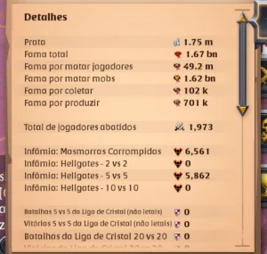 Conta Albion top na promoção do desapego - Albion Online