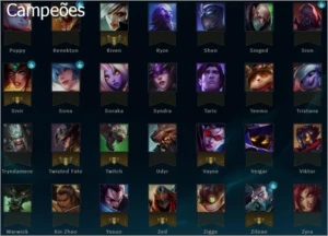 Vendo Conta League of Legends - 77 Campeões e 22 skins LOL