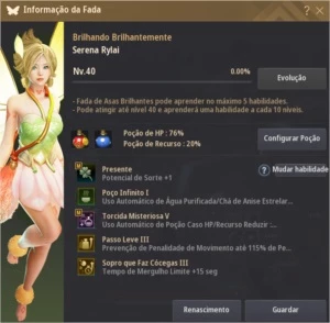 Conta BDO 600GS Feiticeira Fada com Pot tier 5 - Black Desert
