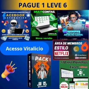 Pack De Ferramentas Digitais Leve 6 Por Preço De 1