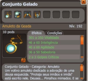 set gelado completo (SPIRITIA) - Dofus
