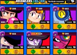 Conta Semi Full Brawlstars - Brawl Stars